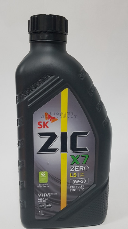 ZIC X7 ZERO 지크 제로30 0W30 C2 1L